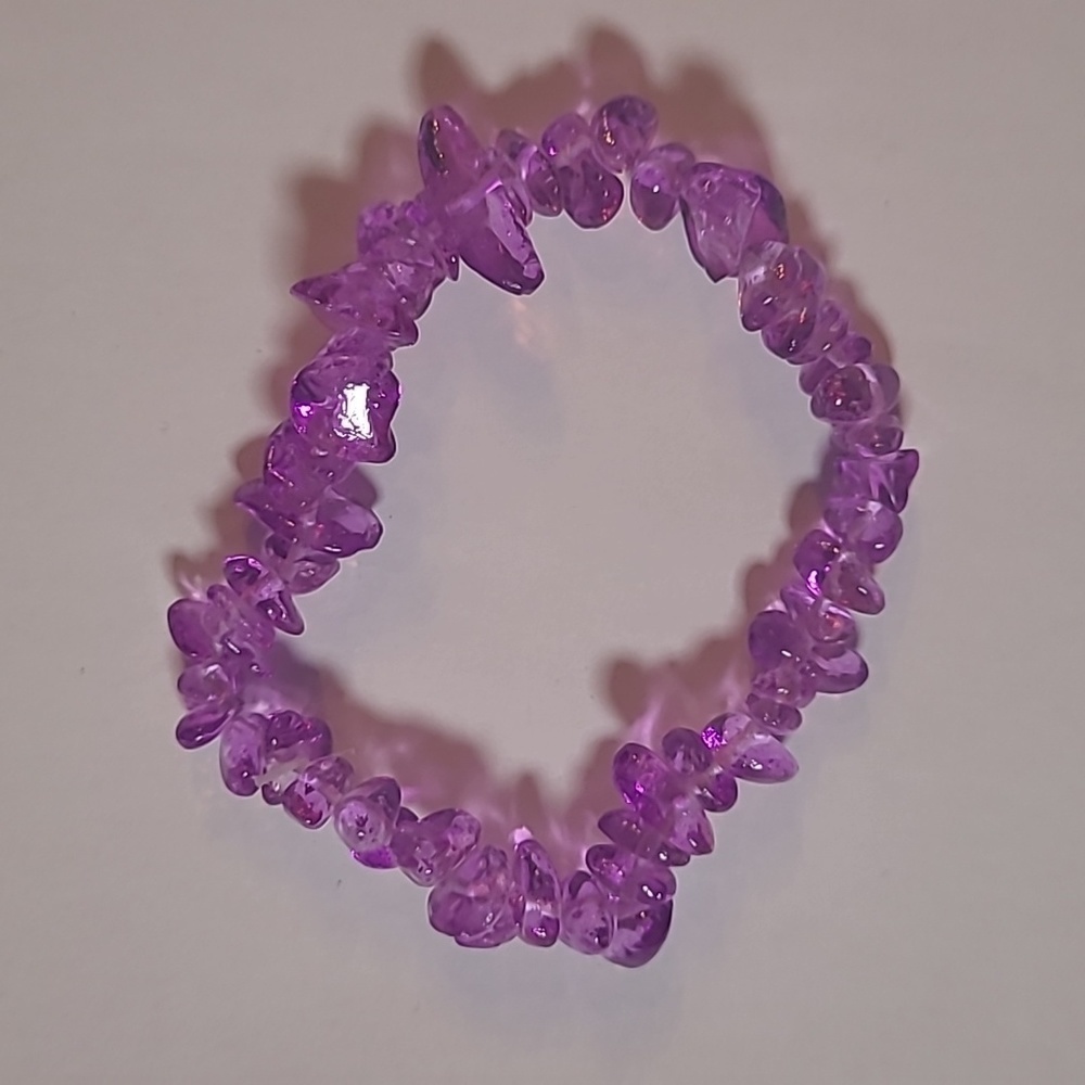3/$15 Violet crystal bracelet
